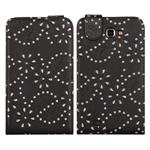 Bling Bling Diamond Etui til Galaxy Note (Sort)